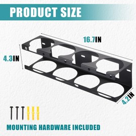 Blulu Welding Rods Holder Storage Tubes Rack Stick Welding Filler Rod Tubes Organizer Tool Wall Mount Container for Shed Garage Pegboard Workshop Home