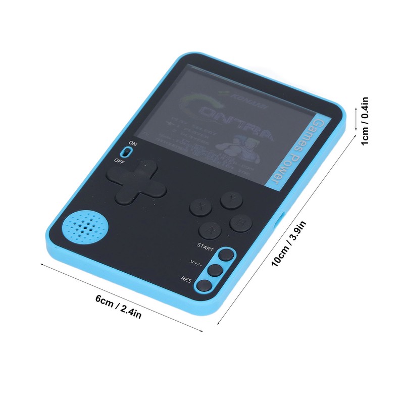 Blue Handheld Game Console Retro Portable Game Player Video Games