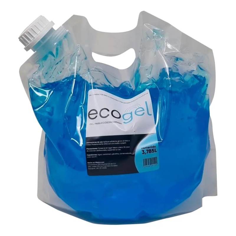 Gel Para Ultrasonido Ecogel Caja Con 4 Bolsas De 3.78