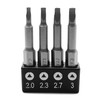 OHIY Triangle Drive Screwdriver Insert Bit Set in 4 Different