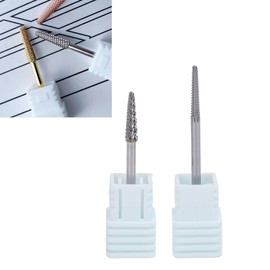 Brocas Para Uñas De Acero De Tungsteno, Brocas Para Uñas Cutícula, Proporcionando Limpieza, Forma, Corte Y Alisado, Eliminación Eficiente Del Gel Para La Mayoría De Los Taladros De Uñas