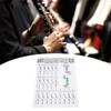 Clarinet Fingering Chart Clarionet Chords Poster Training Chart Musical Instrument