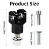 Motorcycle Foot Pegs Mount Supports Compatible with Harley Softail FX