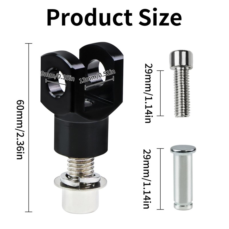 Motorcycle Foot Pegs Mount Supports Compatible with Harley Softail FX