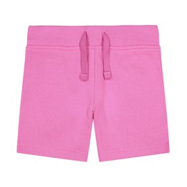 Nautica - Pantalón Corto de Forro Polar para niña con cordón y Bolsillos Delanteros, Rosa, 8-10