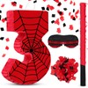 WinnerWhy Number 3 Spider Piñata Bundle with Blindfold and Bat
