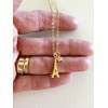 Petite Eiffel Tower Necklace, La Tour Eiffel, Paris Pendant, Paris
