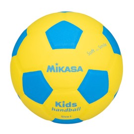 MIKASA Smile Handball No. 1 (For Elementary School Students) EVA Material SH1-YBL Recommended Internal Pressure 0.10 - 0.15 kgf/cm²
