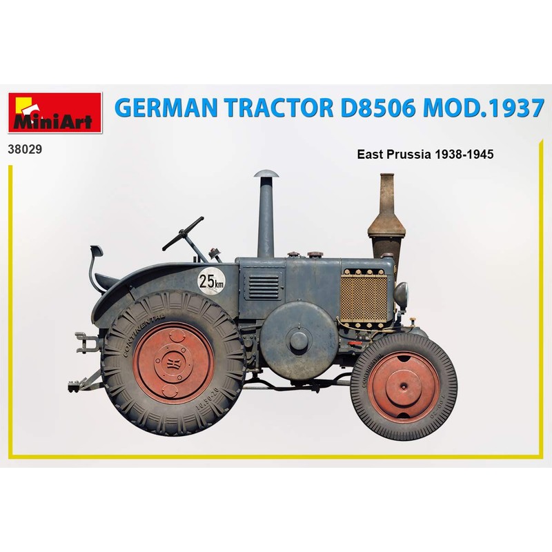 MiniArt MIN38029 Tractor Plastic Model Kit, Moulded Colour, 1:35