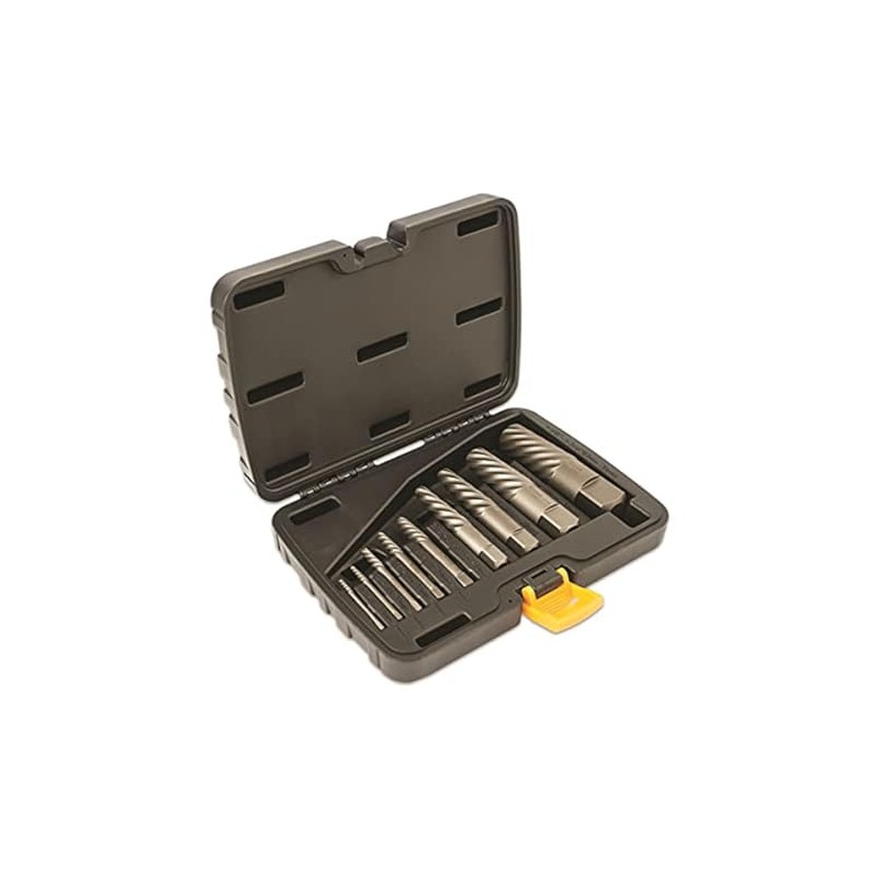 Titan 16082 9-Piece Screw Extractor Set | Includes Sizes #1-#9