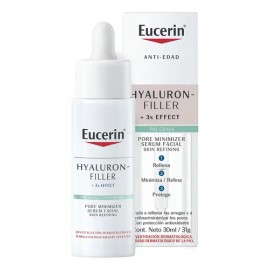 Eucerin Hyaluron-Filler Sérum Facial Anti-Edad, Piel Grasa, Uso Día y Noche, 30 ml
