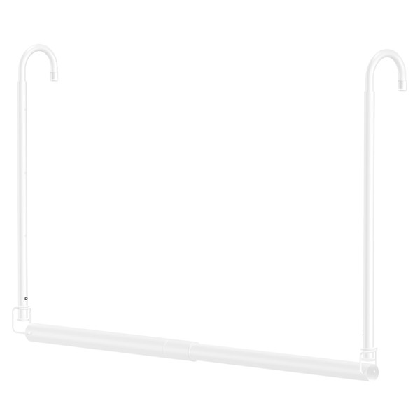 Hanging Closet Rod Adjustable Width Height Closet Rod For Hanging