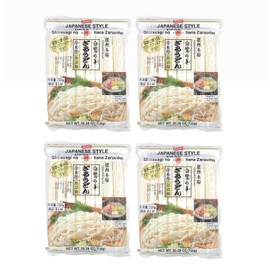 Toa Shirakiku Noodle 4-PACK Variety Set, 25.39 Oz Each - Maruudon, Zaruudon, Somen, Soba (Zaruudon (4-Pack))