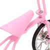 Pink Look Toy Tricycle Model Simulated Design Tricycle Ornament Wear
