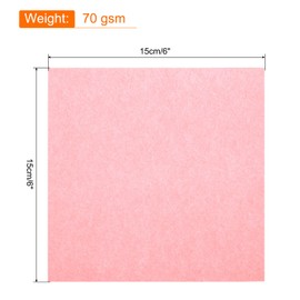 MECCANIXITY 125 Sheets Origami Paper Double Sided 6x6 Inch(15x15cm) Square Sheet for Art Craft Project, Beginners, Gifts Decor, Apricot Pink
