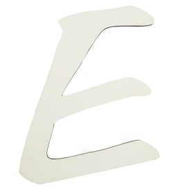 Wooden Letter E, Large 12 Inch Wooden Letters Paintable Wood Alphabet for Wall Decor, 1/5" Thick Blank Wooden Letters Signs for DIY Crafts Project Wedding Birthday Party Room Home Decor