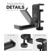 APPHOME New Foldable Headphone Stand Hanger Holder Aluminum Headset Soundbar