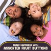 Assorted Fruit Buttons Hard Candy - 5 Pounds Approx 400