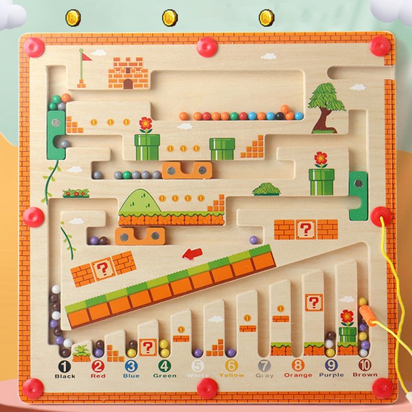 CXAFQ Magnetic Game Labyrinth Toy to Train Coordination with Eyes