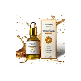 Essence's by Nature. Suero iluminador facial con esencias de hibisco y vitamina C: humecta, hidrata la piel, minimiza los poros, mejora el tono y la firmeza de la piel, reduce los signos del envejec
