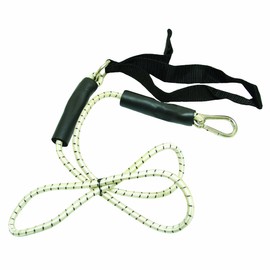 CanDo 10-5815 Exercise Bungee Cord with Attachments, 4', Black-X-Heavy
