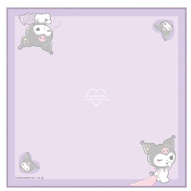 Klux 276425 Kuromi Lunch Cloth, Munyatto Lunch Mat, Bento Wrapper,
