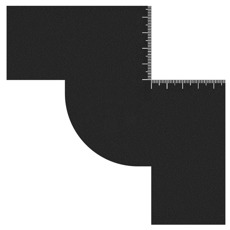 LQIOACU Men's Haircut W-shaped Ruler Beard Comb for Men, Suitable
