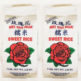 Sweet Rice, Enriched, 5 lbs, 2.26 kg,2 Pack