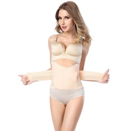 Unisex Back Support Belt, Breathable Back Brace to Relieve Pain, Back Strap, Innovative Lumbar Support (Beige, XL)