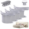 JDHUIOO Bed Sheet Holder With Lock Strips, 4 Pcs Heavy