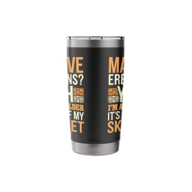 Scaffolding Pun Scaffolder Funny Scaffold Stainless Steel Insulated Tumbler