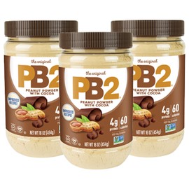 Bell Plantation Chocolate Powdered Peanut Butter 16 oz - 3 Pack
