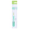 GUM Sonic Daily Replacement Brush Heads White Pack of 2