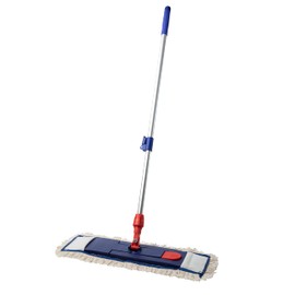 Prieser 3-in-1 Professional Mix Floor Mop Set - Industrial Quality Cleaning Agent - Mop Set Cotton 50 cm - Includes High-Quality Telescopic Handle - Wiper Set