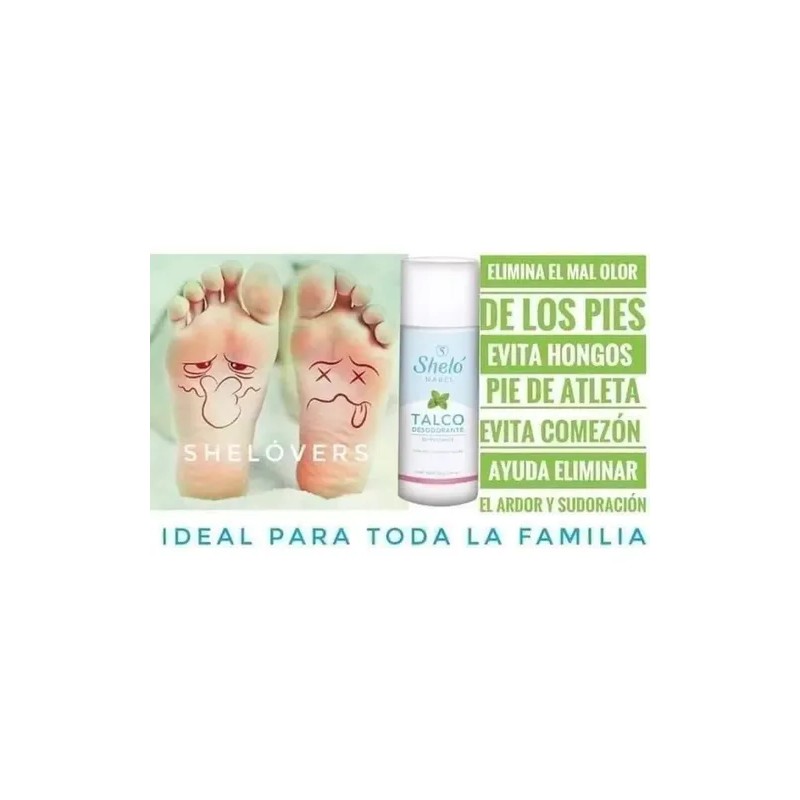 5 Talcos Para Pies Sin Olor & Sudor/ Frescura Total