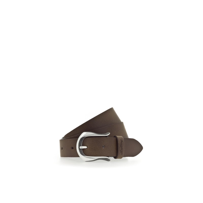 MUSTANG Women's Genuine Leather Belt, brown