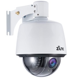 ZILINK 2MP Stainless Steel Outdoor Security Wireless Surveillance Camera with IP65 Waterproof, Pan/Tilt/Zoom, 5X Optical Zoom, Remote Access, Motion Detection, Support TF Card-iOS, Android