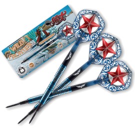 Shot! Darts Wild Frontier Trailblazer-Soft Tip Dart Set-Centre Weighted-90% Tungsten Barrels (18)