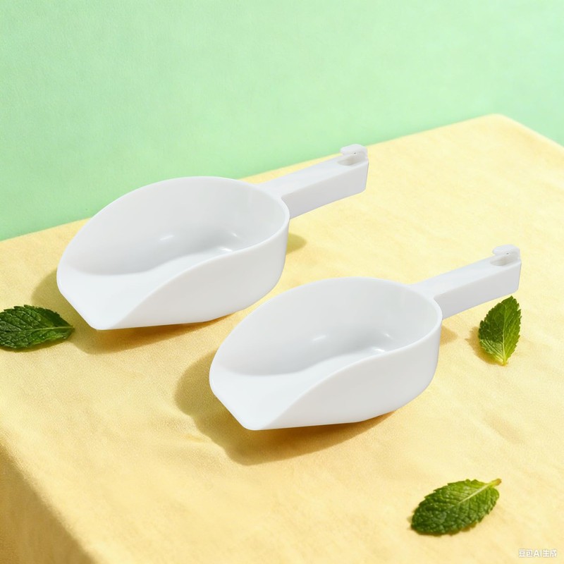 Mini Ice Scoop 6 OZ, Super Durable, Food Grade PP