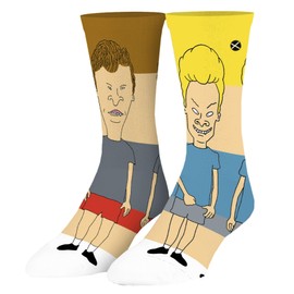 Odd Sox, Beavis and Butthead 360 Socks, Fun Novelty Gifts for Men