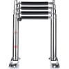 [United States ] Boat Telescopic 4 Step Ladder,Stainless Steel Swim