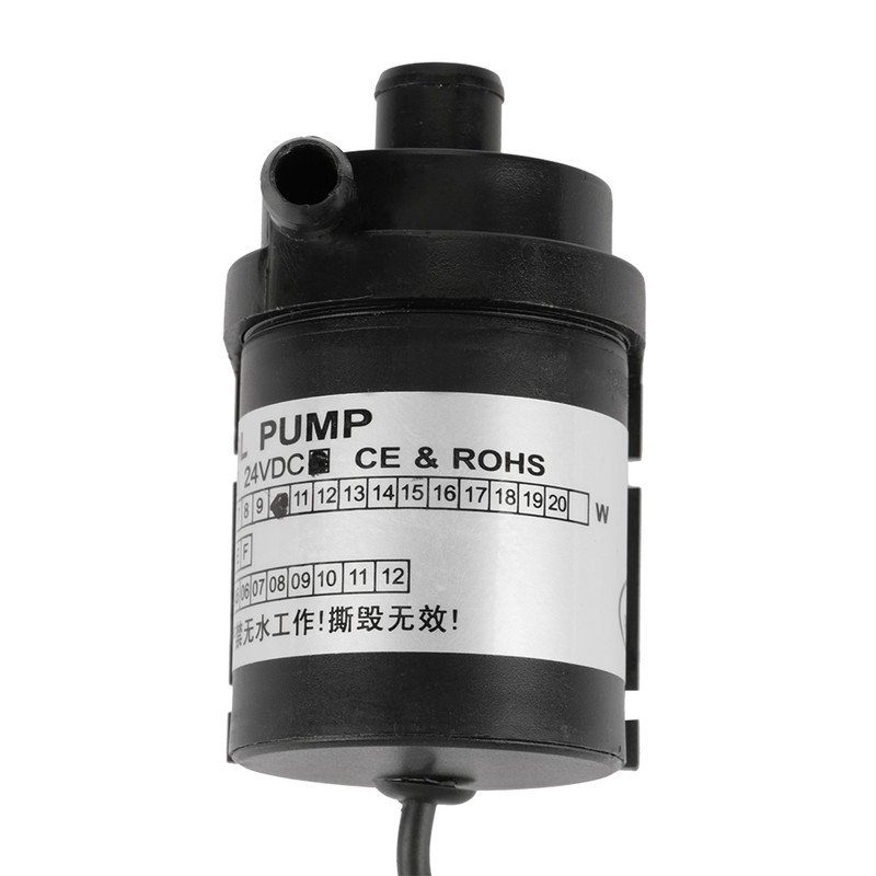 24V10W Black High Temperature Resistance Circulation Low Noise Brushless Water