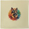 Azeeda 40cm x 40cm 'German Shepherd Dog' Canvas Cushion Cover