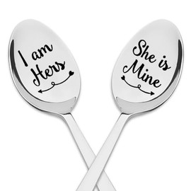 Couple Gifts Spoon for Him Boyfriend Anniversary Present for Husband Gifts from Wife Birthday Gifts for Her Girlfriend GF Gifts for Women Engagement Gifts for Couples Wedding Gifts for Bride and Groom