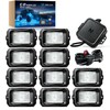 MICTUNING C2 Curved RGBW LED Rock Lights - 10 Pods