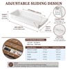 Deep Drawer Organizer, Adjustable Drawer Organizer, Suitable for Kitchens, Cosmetics,