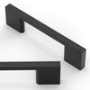 Asimerdeco AR003 10 Pack Matte Black Cabinet Pulls 3 Inch(76mm)