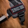 MBOTIROSA Service Dog Fabric Applique Patch Embroidered Weatherproof 35 x