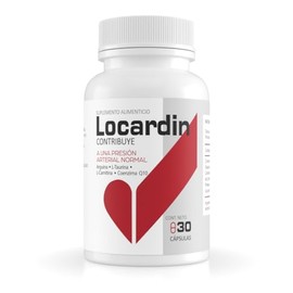Locardin - Suplemento Alimenticio para el Mantenimiento del Bienestar Cardiovascular, 30 Cápsulas