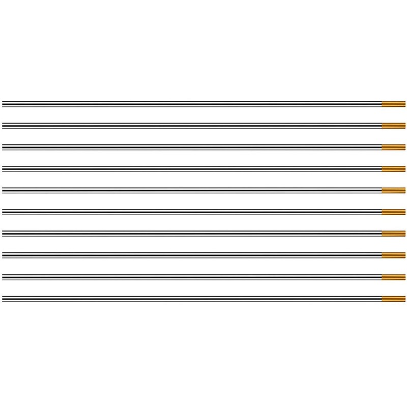 Mssoomm TIG Welding Tungsten Electrodes 2% Thorium 1/25'' x 6''